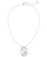 ფოტო #1 პროდუქტის Stainless Steel Structural 24" Adjustable Pendant Necklace