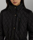 ფოტო #3 პროდუქტის Petite Hooded Quilted Coat