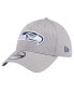 Фото #1 товара Men's Gray Seattle Seahawks Active 39Thirty Flex Hat