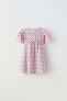 Фото #2 товара Платье из жаккардовой ткани с принтом ZARA