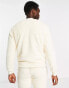 adidas originals Essentials+ fluffy crew neck sweatshirt in wonder white