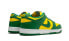 Фото #6 товара Кроссовки Nike Dunk Low Brazil (2020) (Желтый, Зеленый)