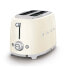 Фото #6 товара SMEG toaster TSF01CREU (Cream), 2 slice(s), Cream, Steel, Buttons, Level, Rotary, China, 950 W