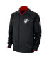 Фото #3 товара Men's Black Miami Heat 2023/24 City Edition Authentic Showtime Performance Raglan Full-Zip Jacket