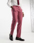 Фото #5 товара Harry Brown Wedding wool mix suit fit suit trousers in berry