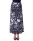 ფოტო #1 პროდუქტის Print Floral Elastic Waist Ankle Length Comfortable Maxi Skirt