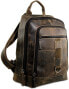 Фото #1 товара Мужской повседневный городской рюкзак кожаный коричневый Jack Georges Arizona Backpack A4516 (Brown)