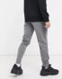 River Island herringbone jogger in black