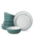 Laro Stoneware 12 Pc. Dinnerware Set, Service for 4