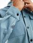 Harry Brown utility overshirt in light blue