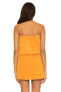 BECCA by Rebecca Virtue Mock Sarong Dress Cover-Up Orange Burst Size LG 306485