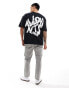 AllSaints Orlando back print t-shirt in black