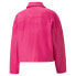 Puma Downtown Full Zip Jacket Womens Pink Casual Athletic Outerwear 53837325