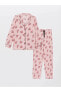 Фото #6 товара Пижама LC WAIKIKI DREAM с рисунком на воротнике, длинным рукавом