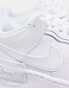 Фото #4 товара Nike Air Force 1 Shadow trainers in triple white