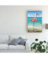 Фото #3 товара Carolee Vitaletti Beach Walker Flamingo I Canvas Art - 15" x 20"