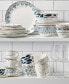 Blue Bay Assorted Porcelain Dessert Plates, Set of 4