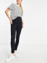ASOS DESIGN Tall high waist trousers skinny fit in black
