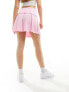 Фото #5 товара ASOS DESIGN ruched mini skirt in light pink