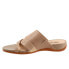 Фото #4 товара Softwalk Taraz S2320-154 Womens Beige Wide Leather Slip On Strap Sandals Shoes 6