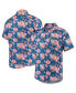 Фото #2 товара Men's Royal Milwaukee Brewers Floral Linen Button-Up Shirt