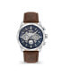 Фото #1 товара Наручные часы Pierre Laurent Men's Swiss Automatic Heirloom Black Leather Strap Watch 46mm.
