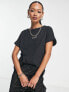 Фото #1 товара AllSaints Hedda Imogen boy tee with back print in black