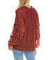 Фото #2 товара Kobi Halperin Mckenna Peasant Blouse Women's Red Xs