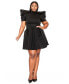 Фото #1 товара Plus Size Karina Neoprene Statement Dress