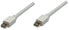 Фото #1 товара Manhattan Mini DisplayPort 1.2 Cable - 4K@60Hz - 1m - Male to Male - Bi-Directional - White - Equivalent to MDPMM1MW - Lifetime Warranty - Polybag - 1 m - Mini DisplayPort - Mini DisplayPort - Male - Male - 4096 x 2160 pixels