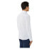 HACKETT Trimmed White Texture long sleeve shirt