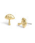 Gold-Tone Mushroom Stud Earrings