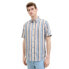 TOM TAILOR Checked Cotton Linen short sleeve shirt