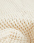 Waffle-knit cotton bath towel