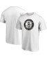 Фото #1 товара Men's White Brooklyn Nets Primary Team Logo T-shirt