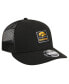 Фото #2 товара Men's Black Iowa Hawkeyes Labeled 9Fifty Snapback Hat