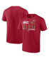 Фото #1 товара Men's Scarlet San Francisco 49ers 2023 NFC West Division Champions Big and Tall Conquer T-shirt
