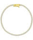 Фото #1 товара Cubic Zirconia Bezel-Set Tennis Bracelet in 10k Gold