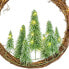 Фото #3 товара Рождественский венок Коричневый Зеленый Пластик 46 x 10 x 46 cm