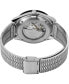 Men's Lab Collab Silver-Tone Stainless Steel Bracelet Watch 40mm