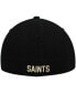 Men's Black New Orleans Saints Legacy Franchise Fitted Hat