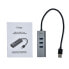 Фото #9 товара i-tec Metal USB 3.0 HUB 3 Port + Gigabit Ethernet Adapter - USB 3.2 Gen 1 (3.1 Gen 1) Type-A - RJ-45 - USB 3.2 Gen 1 (3.1 Gen 1) Type-A - 5000 Mbit/s - Grey - Metal - Link