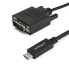 Фото #1 товара StarTech.com 6.6 ft. (2m) USB-C to DVI Cable - 1920 x 1200 - Black - 2 m - USB Type-C - DVI-D - Male - Male - Straight