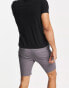 ASOS DESIGN skinny chino shorts in charcoal