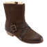 Фото #2 товара Softwalk Rayne S2057-211 Womens Brown Leather Zipper Casual Dress Boots 9