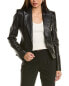 Фото #1 товара Michael Kors Collection Plonge Leather Jacket Women's