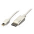 Фото #3 товара Lindy Mini DP to DP cable - white 3m - 3 m - Mini DisplayPort - DisplayPort - Male - Male - 3840 x 2160 pixels