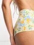 Фото #3 товара & Other Stories high waist bikini bottoms in mini floral print