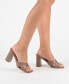 Фото #6 товара Women's Chazz Crisscross Block Heel Dress Sandals