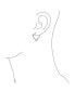 ფოტო #3 პროდუქტის Large Heart Shaped Tube Big Hoop Earrings For Women Teen .925 Sterling Silver Hinged Notched Post